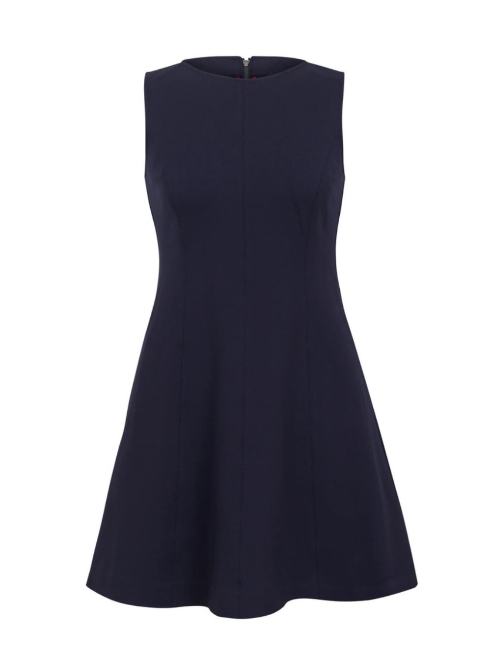 NWT SPANX Perfect Fit & Flare Dress Size Small Sleeveless Classic Navy Blue